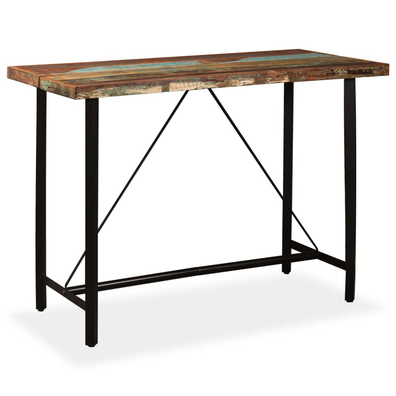Barset massief gerecycled hout 7-delig MeubelReus
