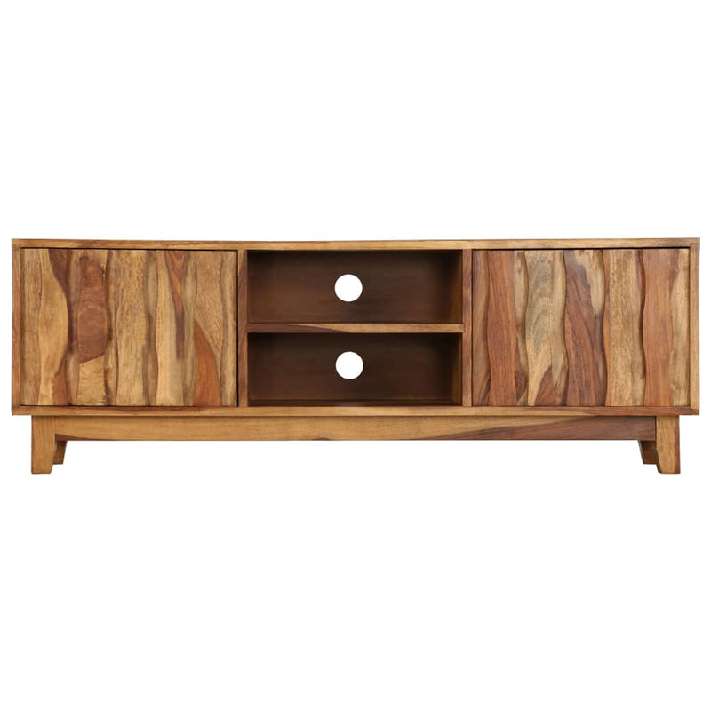 Tv-meubel 118x30x40 cm massief sheeshamhout MeubelReus