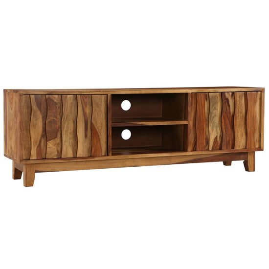 Tv-meubel 118x30x40 cm massief sheeshamhout MeubelReus