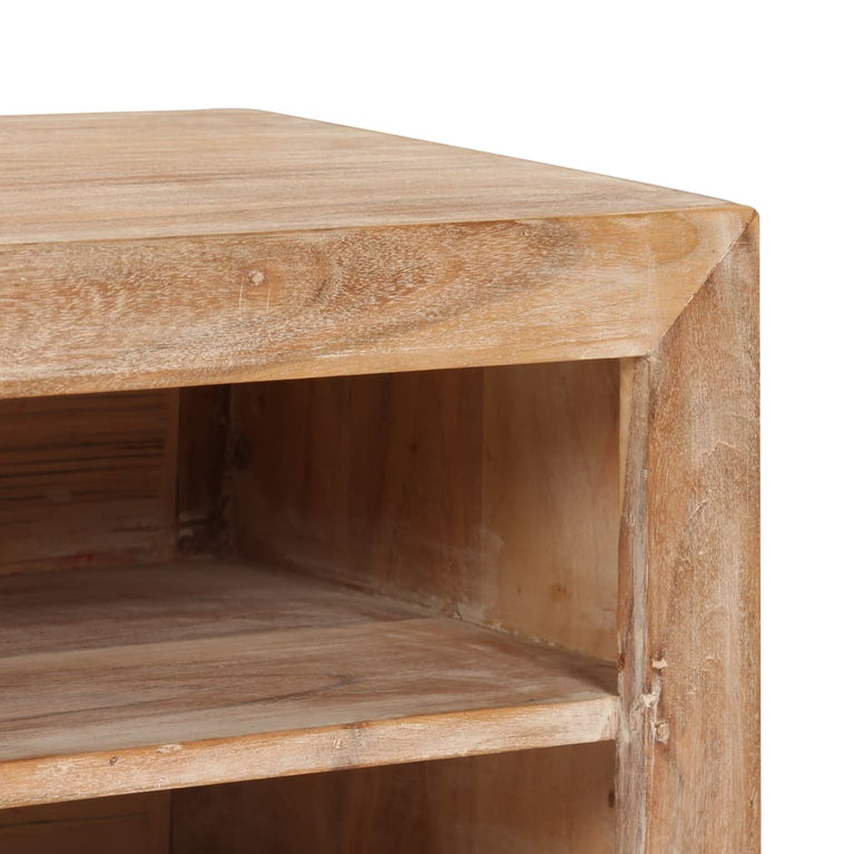 Tv-meubel 120x30x40 cm massief acaciahout lichtbruin MeubelReus