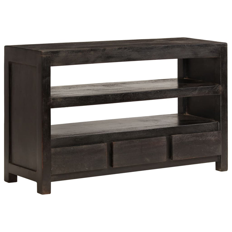 Tv-meubel 90x30x55 cm massief acaciahout donkerbruin MeubelReus