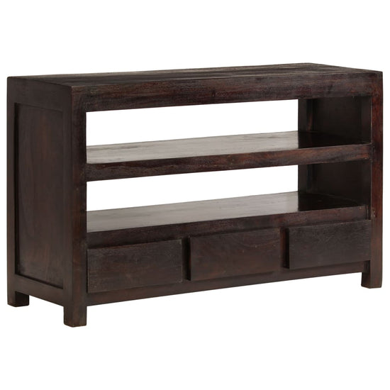 Tv-meubel 90x30x55 cm massief acaciahout donkerbruin MeubelReus