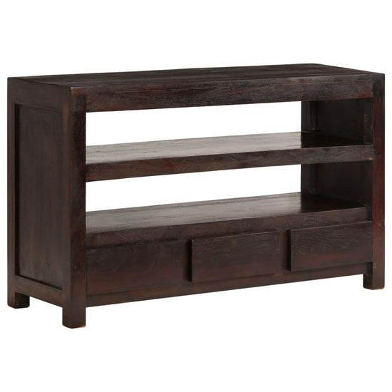 Tv-meubel 90x30x55 cm massief acaciahout donkerbruin MeubelReus