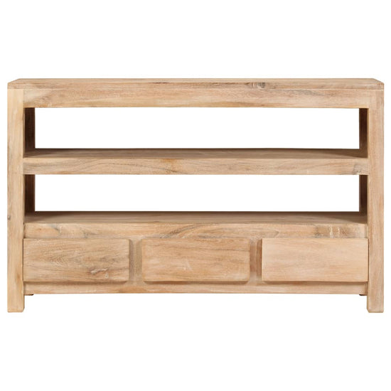 Tv-meubel 90x30x55 cm massief acaciahout lichtbruin MeubelReus