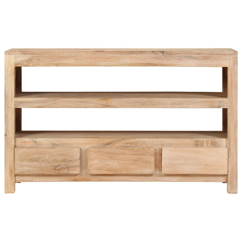 Tv-meubel 90x30x55 cm massief acaciahout lichtbruin MeubelReus