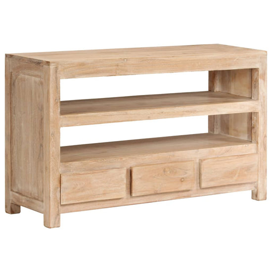 Tv-meubel 90x30x55 cm massief acaciahout lichtbruin MeubelReus