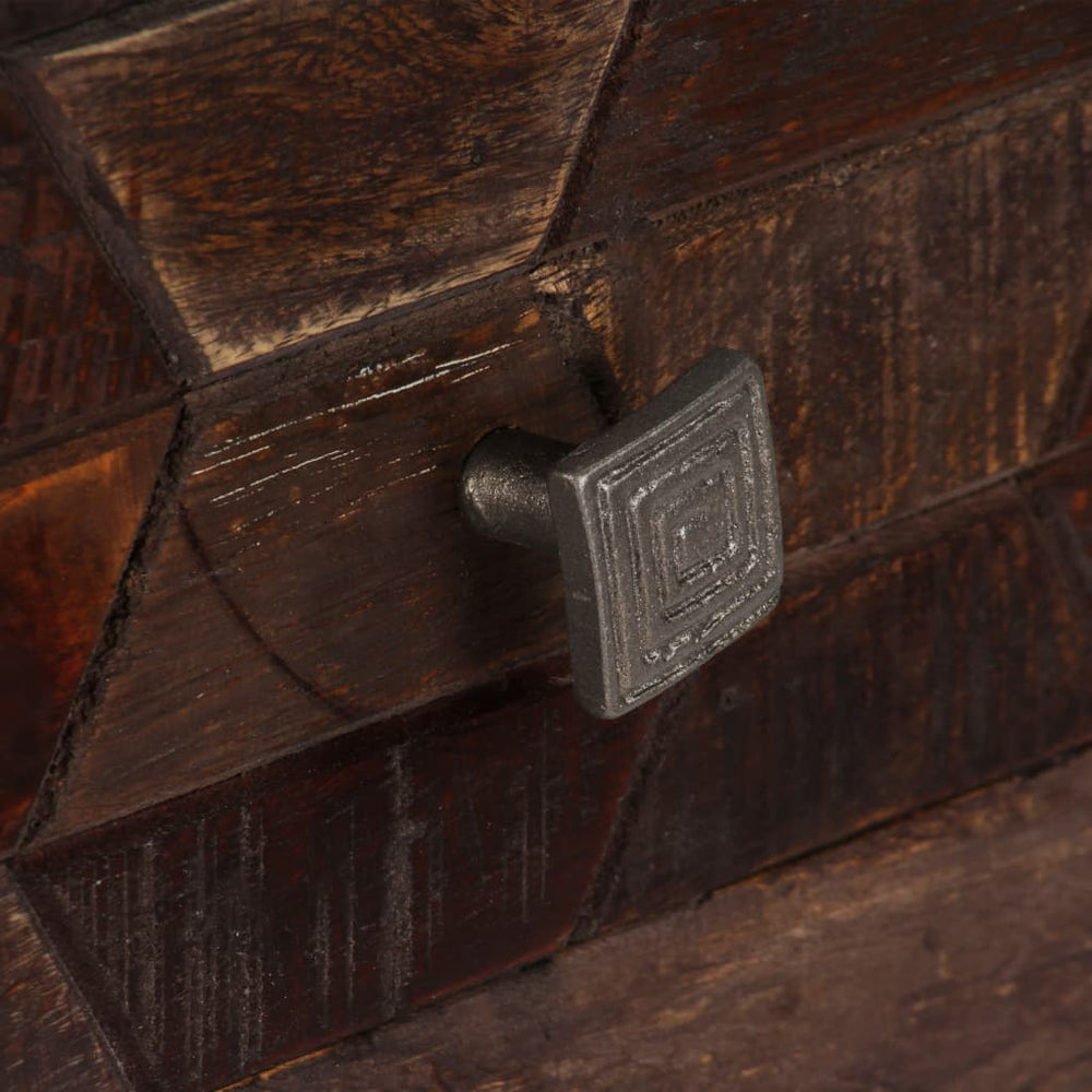 Salontafel 100x60x35 cm massief gerecycled hout MeubelReus