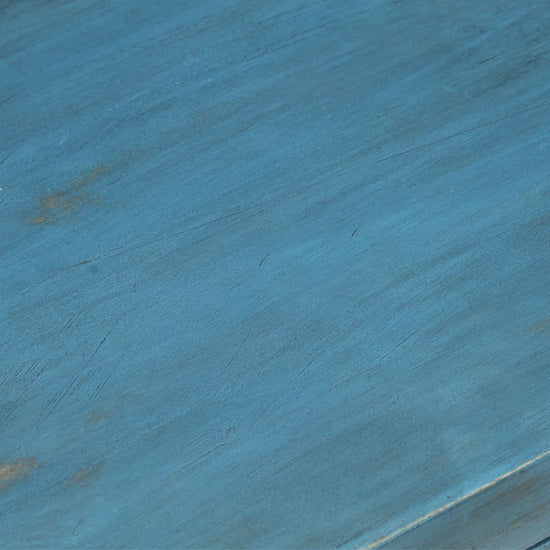 Nachtkastje 40x30x50 cm massief mangohout blauw MeubelReus