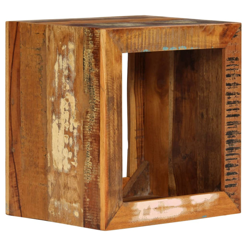 Kruk 40x30x40 cm massief gerecycled hout MeubelReus