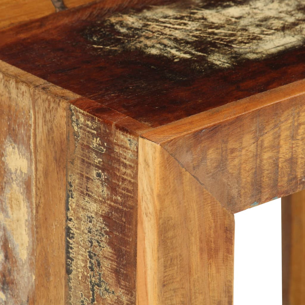 Kruk 40x30x40 cm massief gerecycled hout MeubelReus