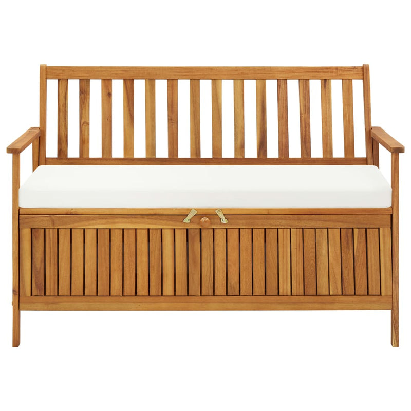Tuinopslagbank 120x63x84 cm massief acaciahout MeubelReus