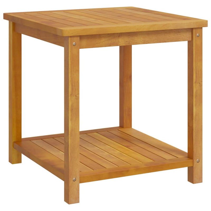 Bijzettafel 45x45x45 cm massief acaciahout MeubelReus