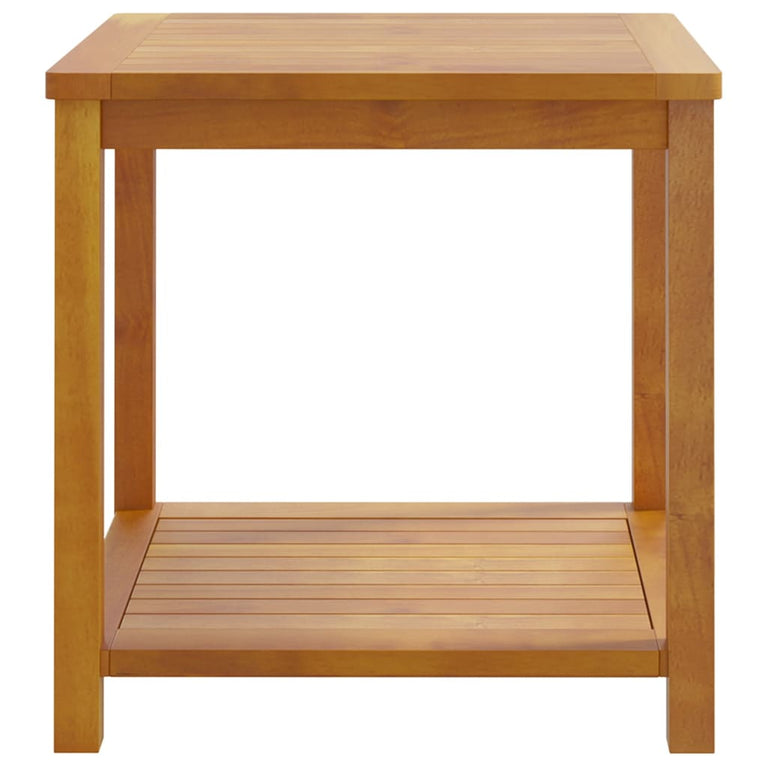 Bijzettafel 45x45x45 cm massief acaciahout MeubelReus