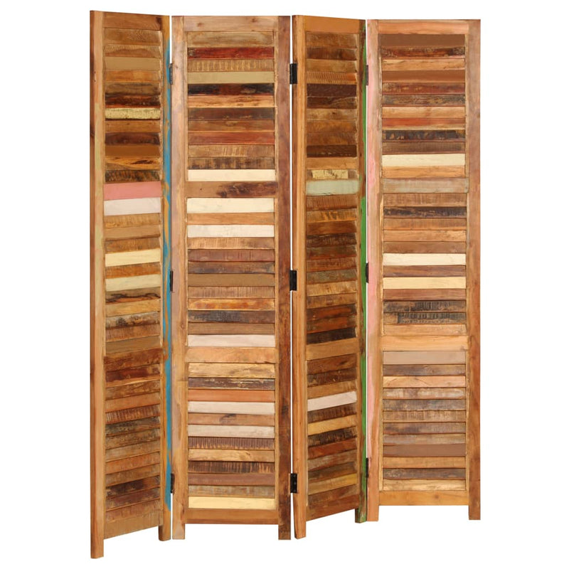 Kamerscherm 170 cm massief gerecycled hout MeubelReus