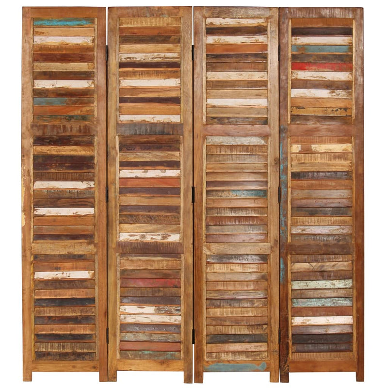 Kamerscherm 170 cm massief gerecycled hout MeubelReus