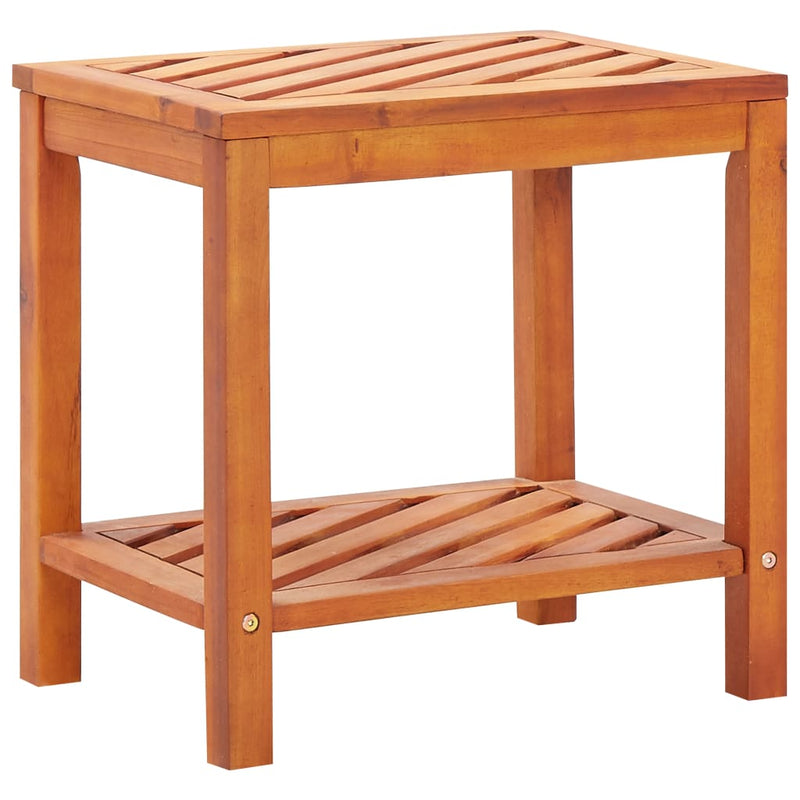 Bijzettafel 45x33x45 cm massief acaciahout MeubelReus