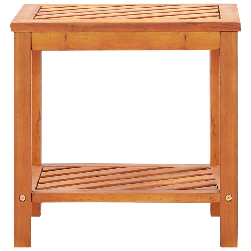 Bijzettafel 45x33x45 cm massief acaciahout MeubelReus