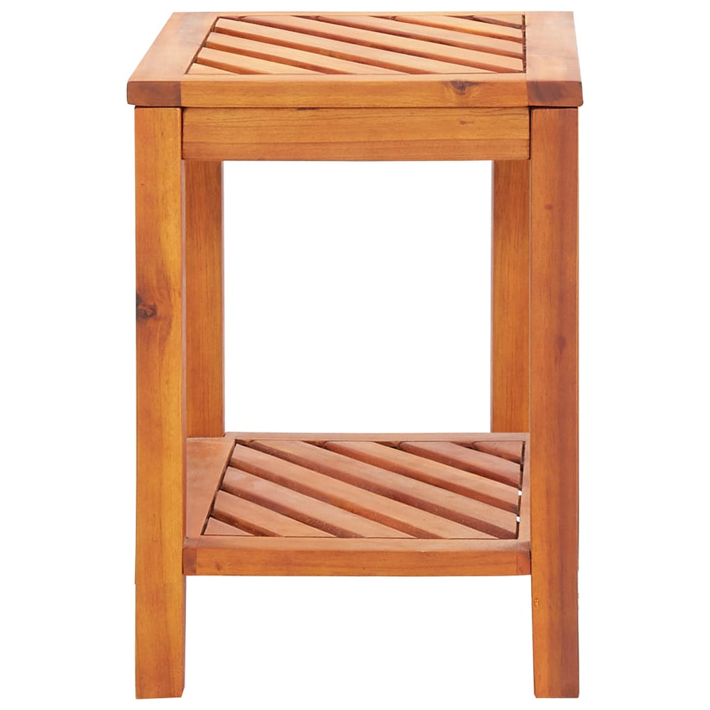 Bijzettafel 45x33x45 cm massief acaciahout MeubelReus