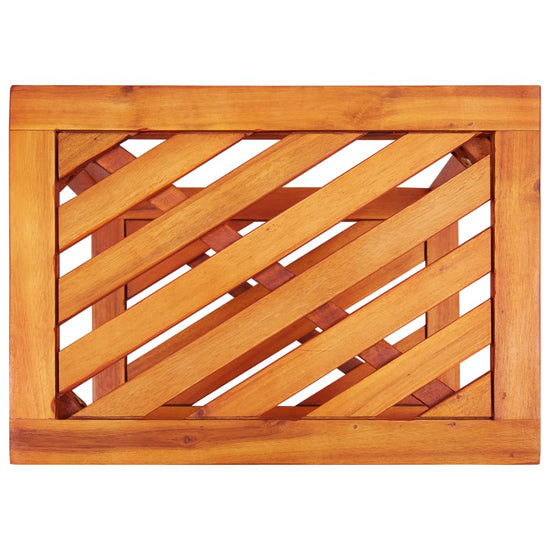 Bijzettafel 45x33x45 cm massief acaciahout MeubelReus