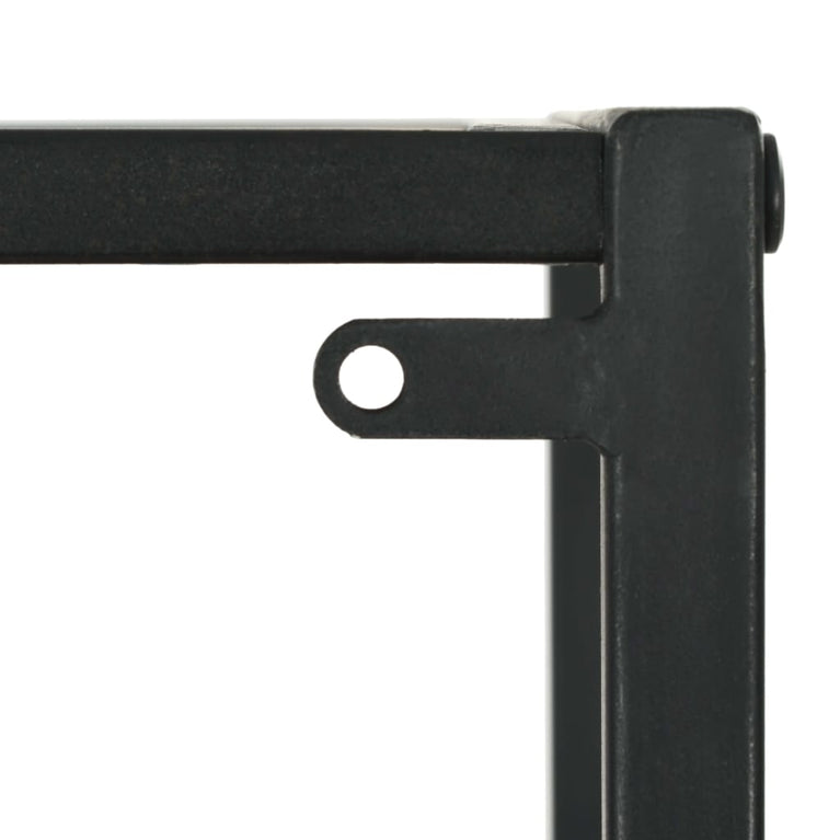 Boekenkast 40,5x32,5x180 cm massief vurenhout en staal MeubelReus