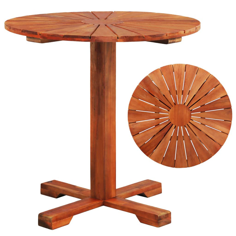 Bistrotafel 70x70 cm massief acaciahout MeubelReus