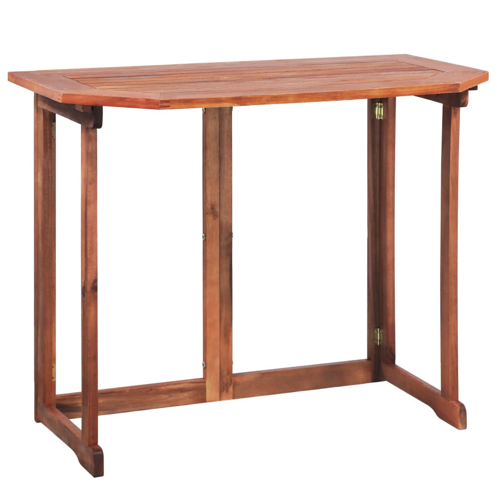 Bistrotafel 90x50x75 cm massief acaciahout MeubelReus