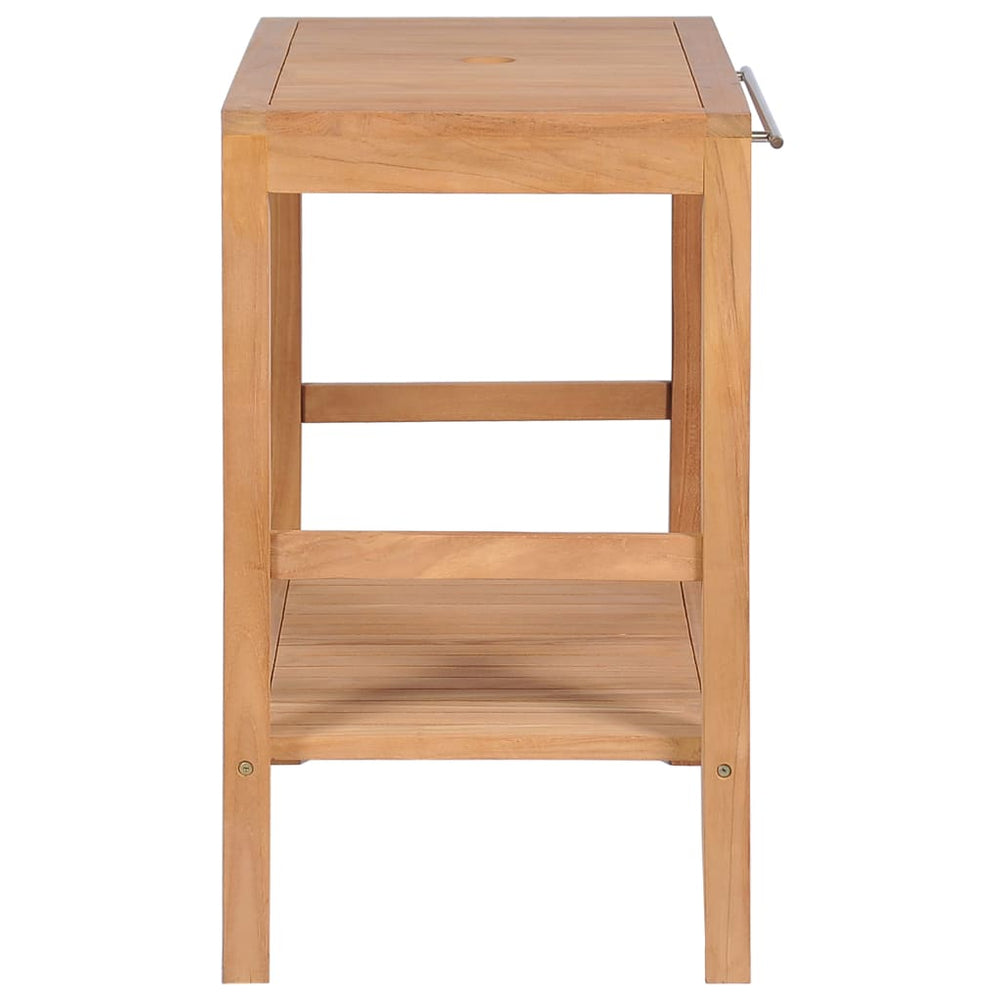 Badkamer wastafelkast 74x45x75 cm massief teakhout MeubelReus