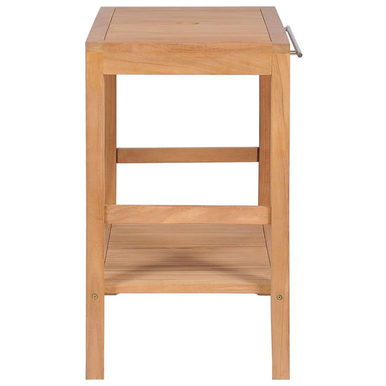Badkamer wastafelkast 74x45x75 cm massief teakhout MeubelReus