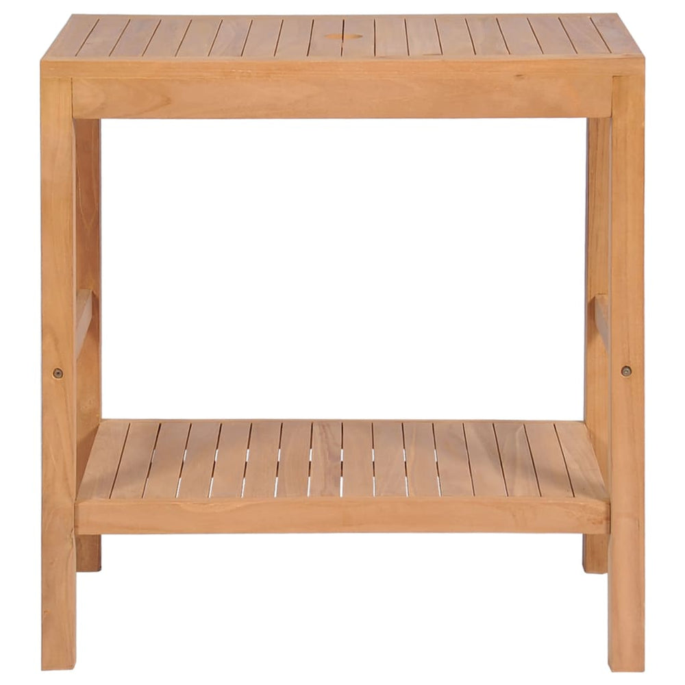 Badkamer wastafelkast 74x45x75 cm massief teakhout MeubelReus