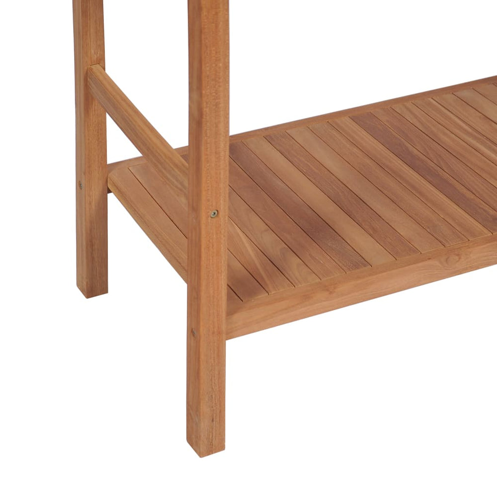 Badkamer wastafelkast 132x45x75 cm massief teakhout MeubelReus
