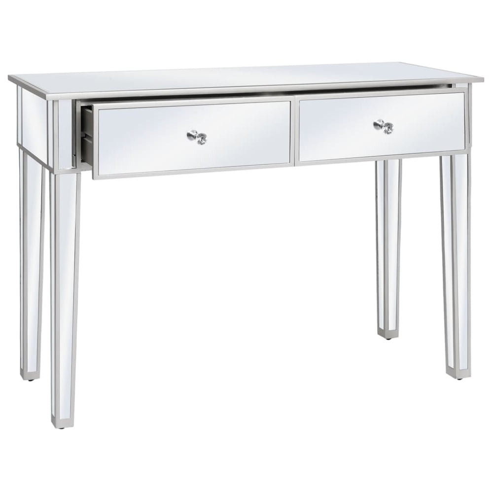 Wandtafel gespiegeld 106,5x38x76,5 cm MDF en glas MeubelReus