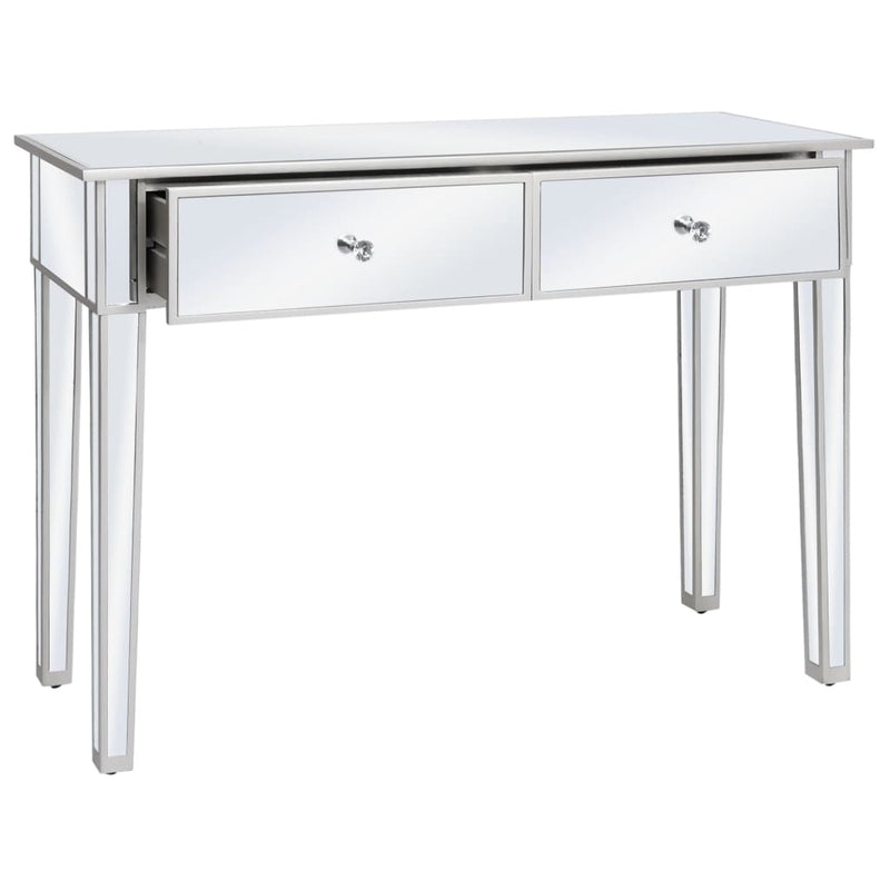 Wandtafel gespiegeld 106,5x38x76,5 cm MDF en glas MeubelReus