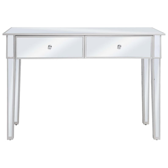 Wandtafel gespiegeld 106,5x38x76,5 cm MDF en glas MeubelReus