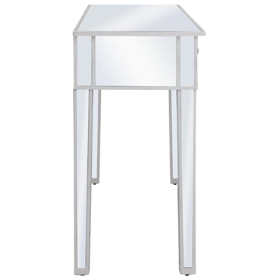 Wandtafel gespiegeld 106,5x38x76,5 cm MDF en glas MeubelReus