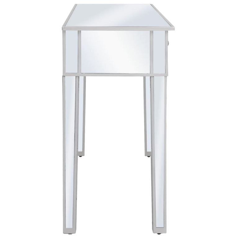 Wandtafel gespiegeld 106,5x38x76,5 cm MDF en glas MeubelReus