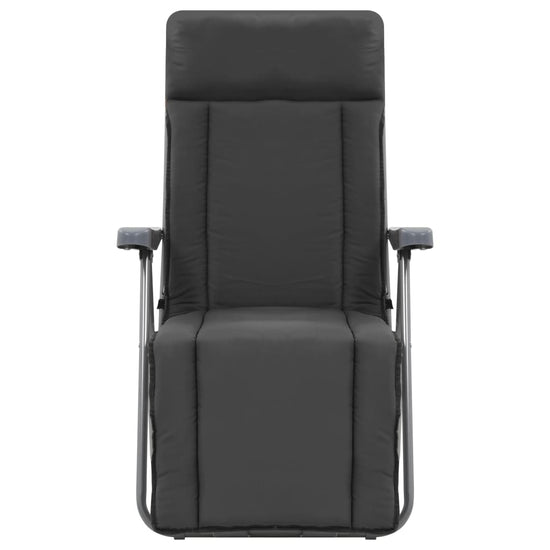 Tuinstoelen met kussen inklapbaar 2 st grijs MeubelReus