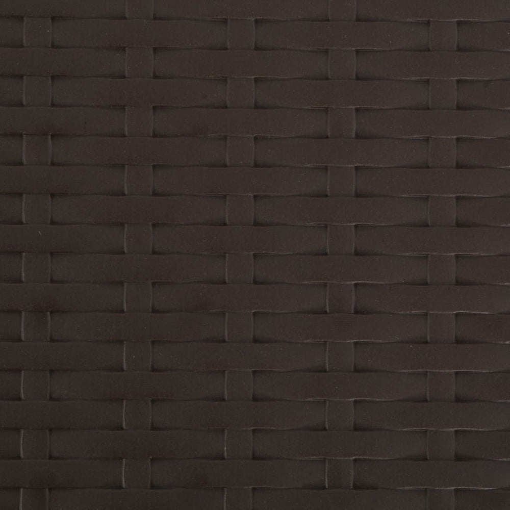 Tuinstoelen inklapbaar 4 st HDPE en staal bruin MeubelReus