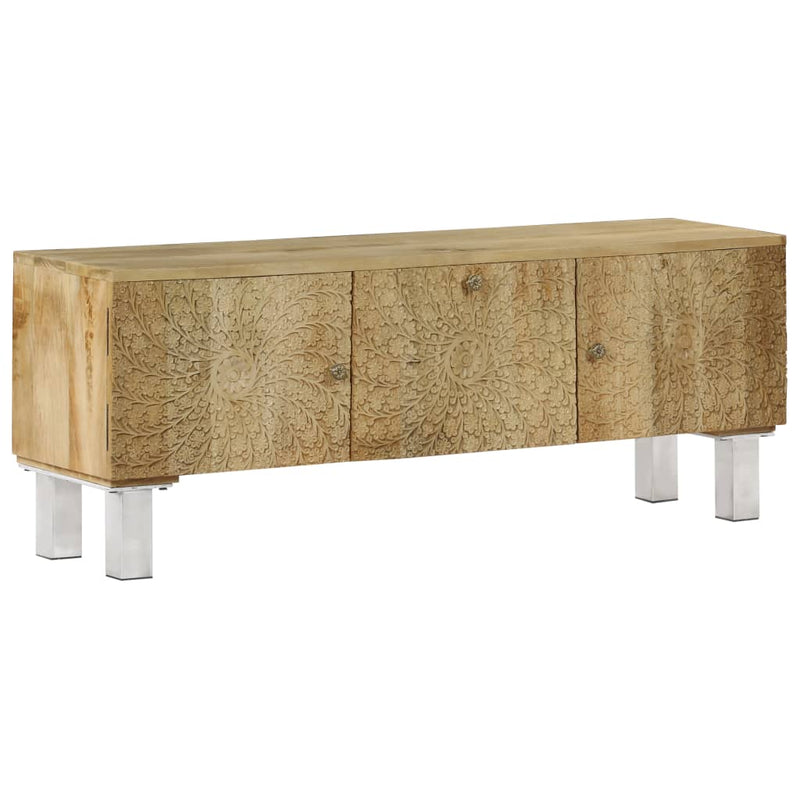 Tv-meubel 118x30x45 cm massief mangohout MeubelReus