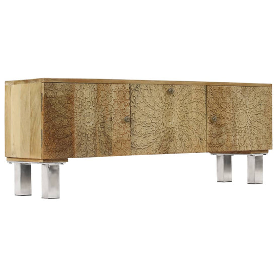 Tv-meubel 118x30x45 cm massief mangohout MeubelReus