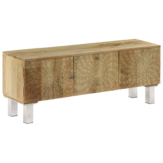 Tv-meubel 118x30x45 cm massief mangohout MeubelReus
