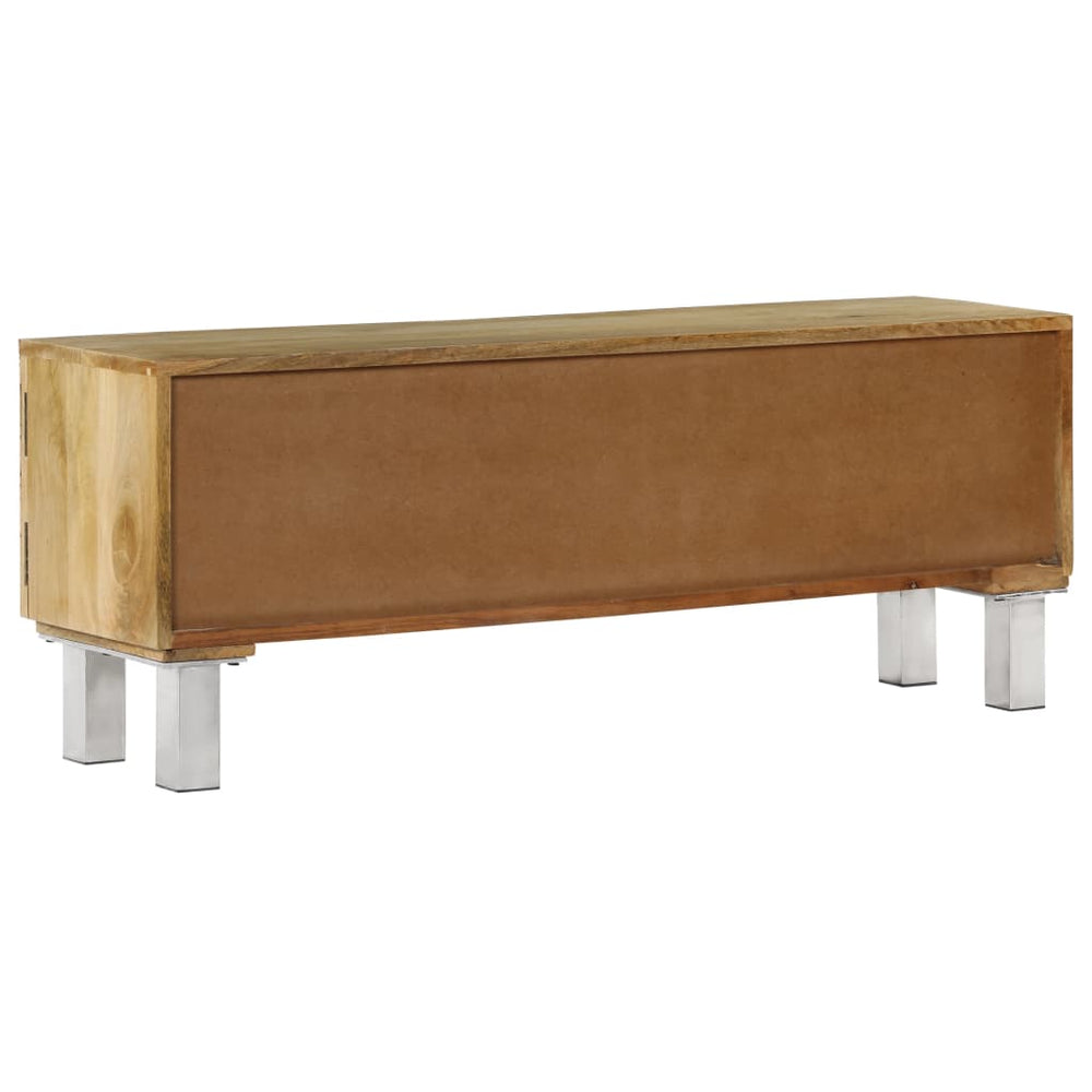 Tv-meubel 118x30x45 cm massief mangohout MeubelReus