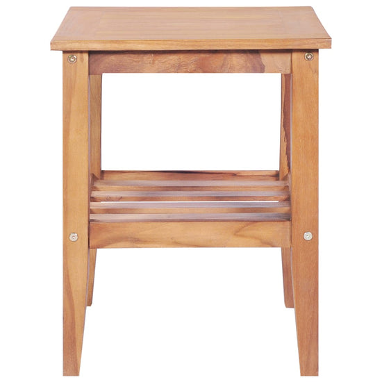Salontafel vierkant 40x40x50 cm massief teakhout MeubelReus