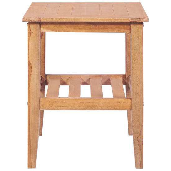 Salontafel vierkant 40x40x50 cm massief teakhout MeubelReus