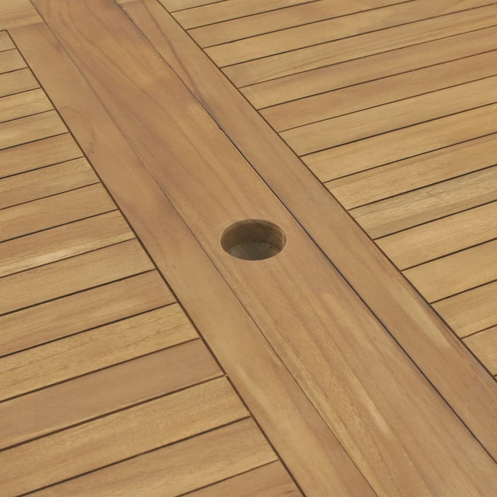 Tuintafel verlengbaar ovaal 180-280x100x75 cm massief teakhout MeubelReus