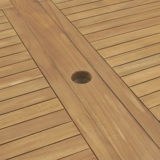 Tuintafel verlengbaar ovaal 180-280x100x75 cm massief teakhout MeubelReus