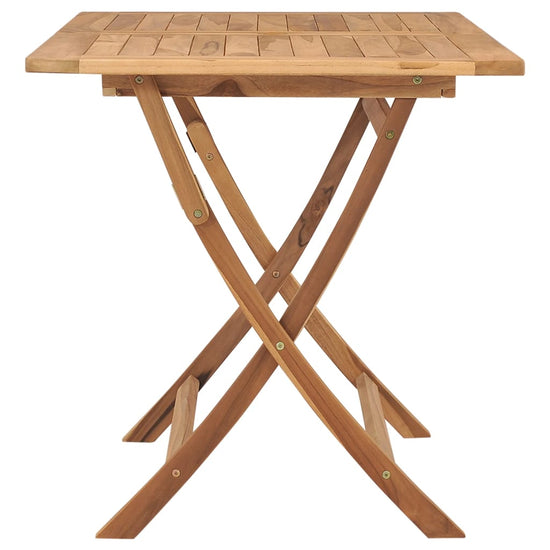 Tuintafel inklapbaar 120x70x75 cm massief teakhout MeubelReus