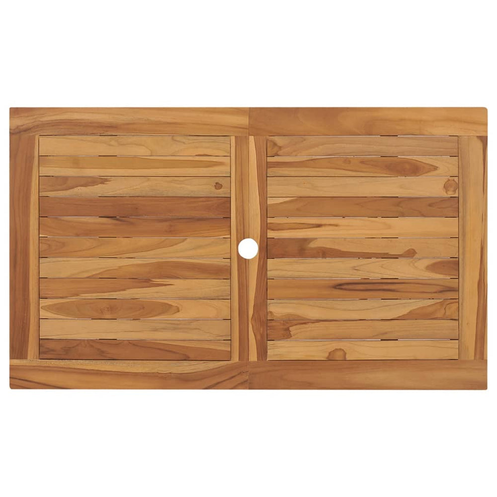 Tuintafel inklapbaar 120x70x75 cm massief teakhout MeubelReus
