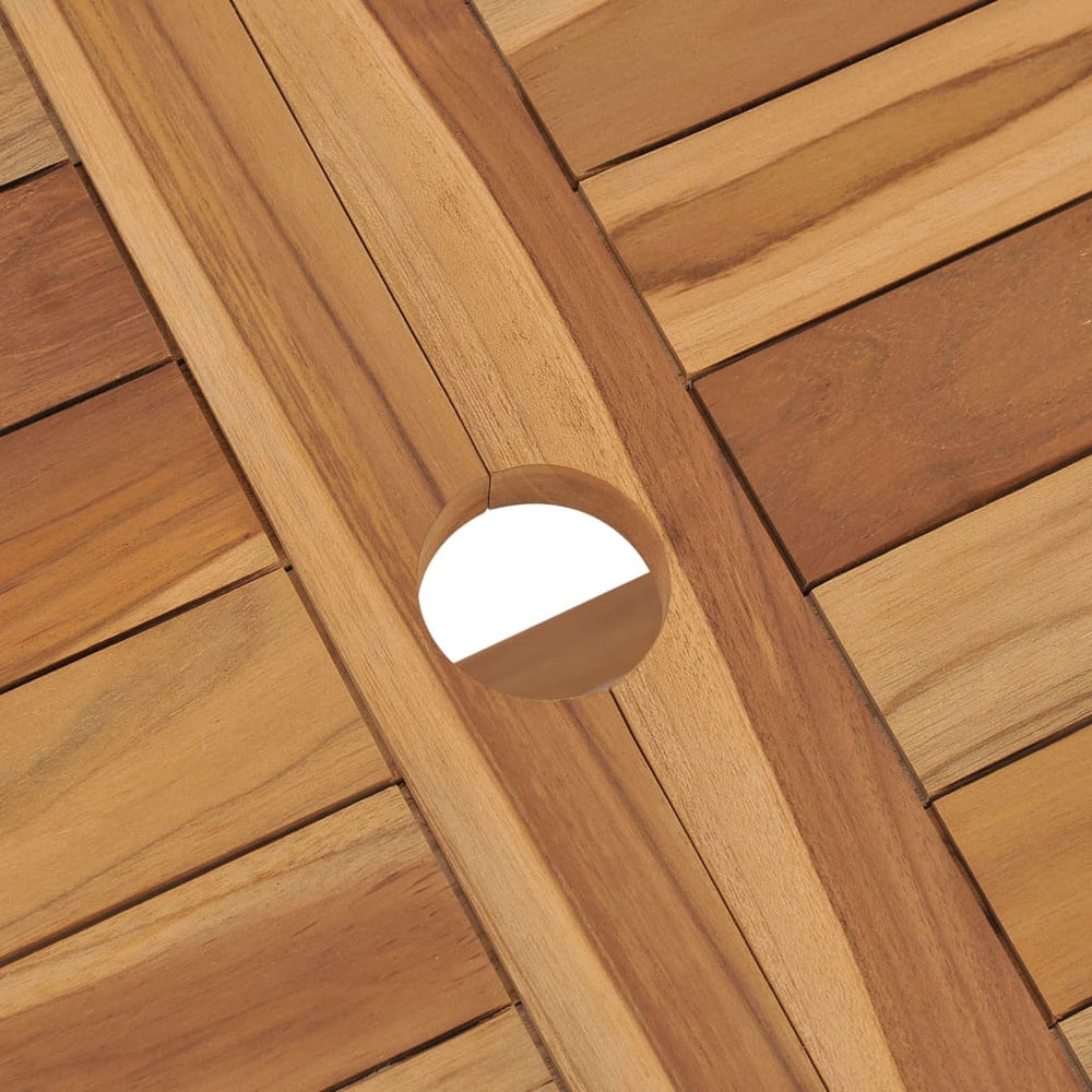 Tuintafel inklapbaar 120x70x75 cm massief teakhout MeubelReus