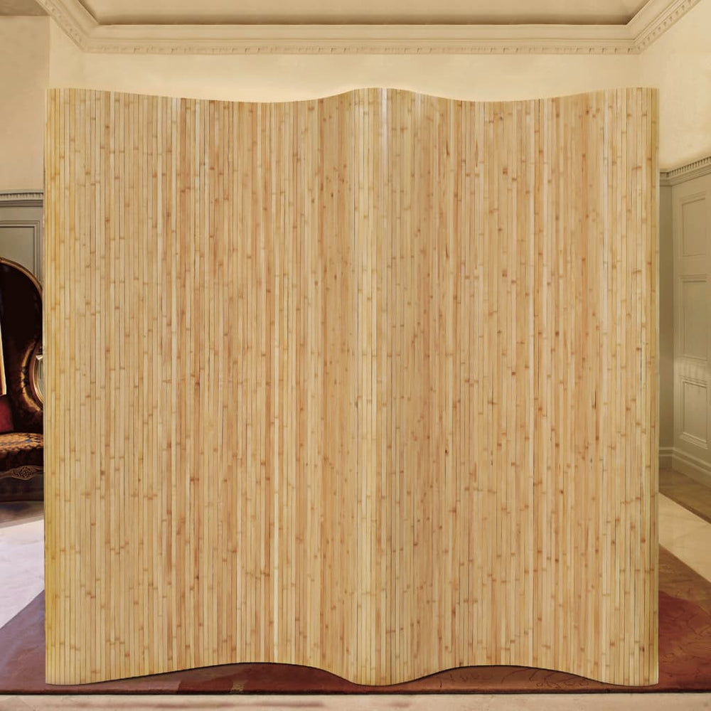 Kamerscherm 250x165 cm bamboe natuurlijk MeubelReus