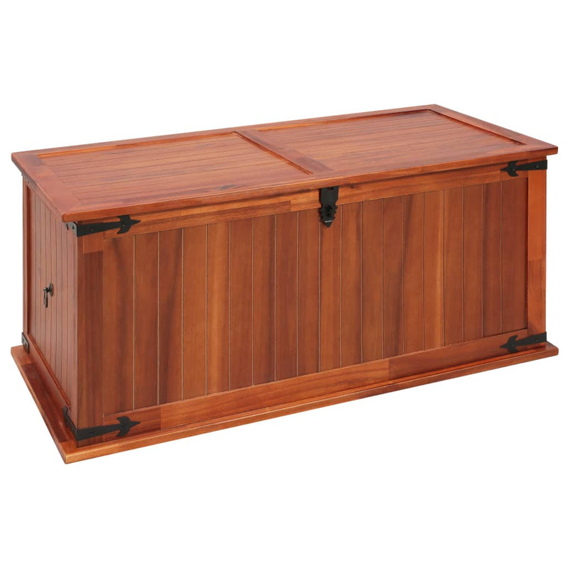 Opbergkist 79x34x32 cm massief acaciahout MeubelReus